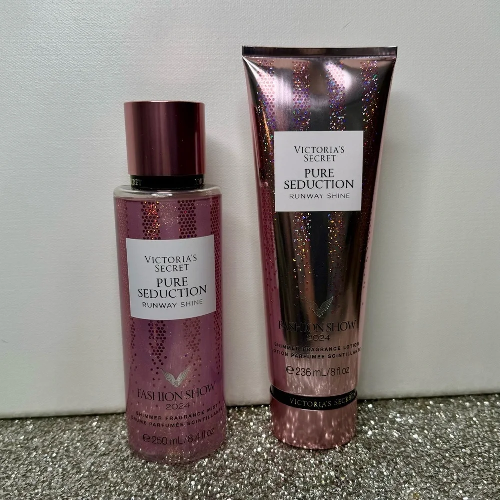 Victoria’s Secret Pure Seduction Shimmer Body Care Gift Set Fashion Show NWT